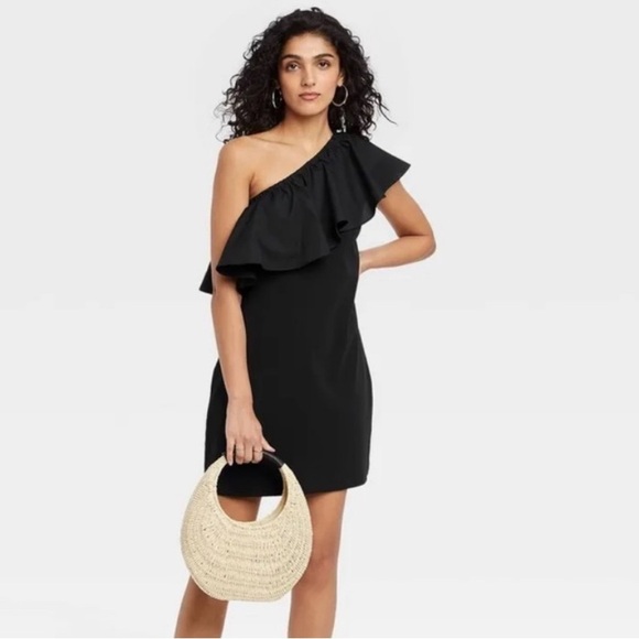 a new day Dresses & Skirts - NWT A New Day Ruffle One Shoulder Dress